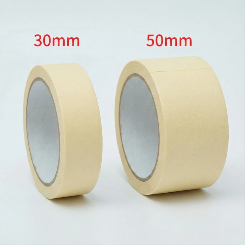 

Малярная лента без следов длиной 25/50 метров для органайзера для кабелей, рукописная защита стены, белая бумажная клейкая лента