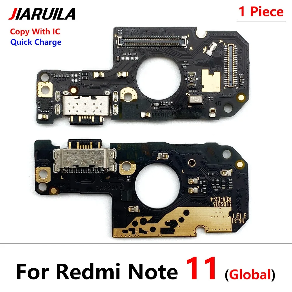 Porta de Carregamento USB Dock Charger Connector Board, Cabo Flex Principal para Xiaomi Redmi Note 7, 8, 8T, 9, 10, 10s, 11, 12 Pro Plus, 4G, 5G,