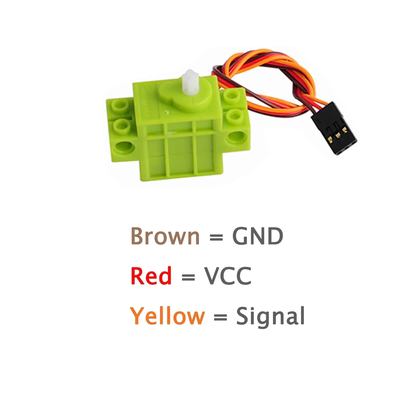 Geekservo 4 pièces servomoteur Programmable Rotation 270-360 degrés avec engrenages POM pour blocs de construction Robot intelligent voiture projets de bricolage