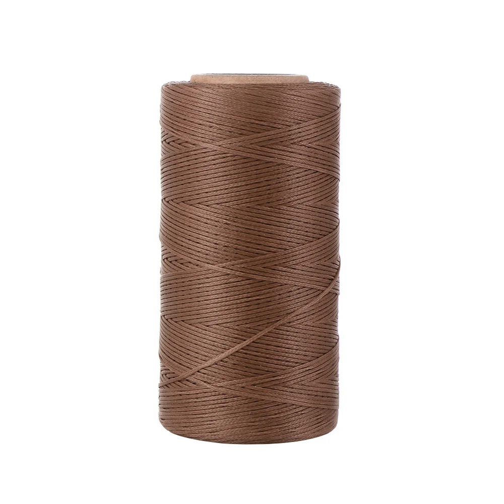 150D 260M/Roll Crafts Jewelry Cords Line Leather Tool Sewing String Waxed Thread Stitching Cord