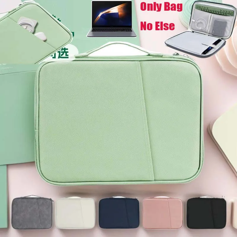 

Универсальный водонепроницаемый чехол-сумка для ноутбука Samsung Galaxy Book 4 5 Pro 360 Ultra с несколькими карманами и ручкой на молнии