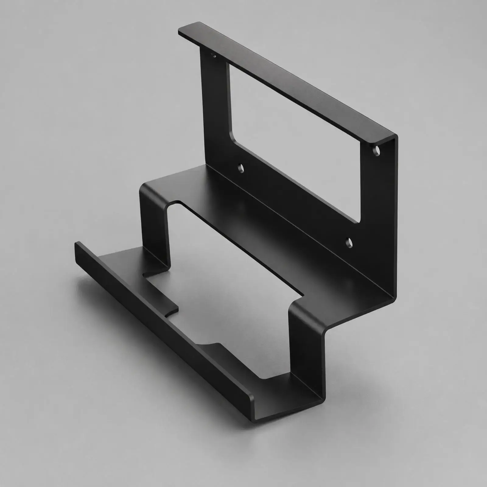 Third-Generation Router Wall Bracket Pre-Drilled Router and Power Supply Wall Holder Sturdy for Indoor Network Setup, Home