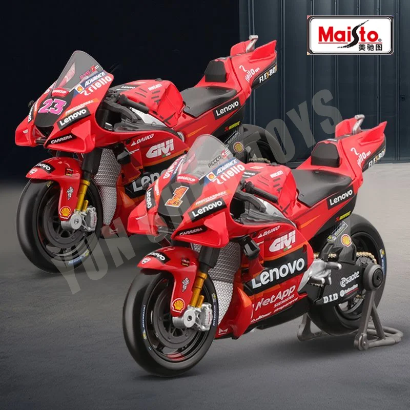 New Maisto 1:18 Moto Gp Gasgas Factory Racing Tech3 #37 Moto Ducati Lenovo Team 2023 MotoGP Champion #1 #23 Die Cast Toy Gift