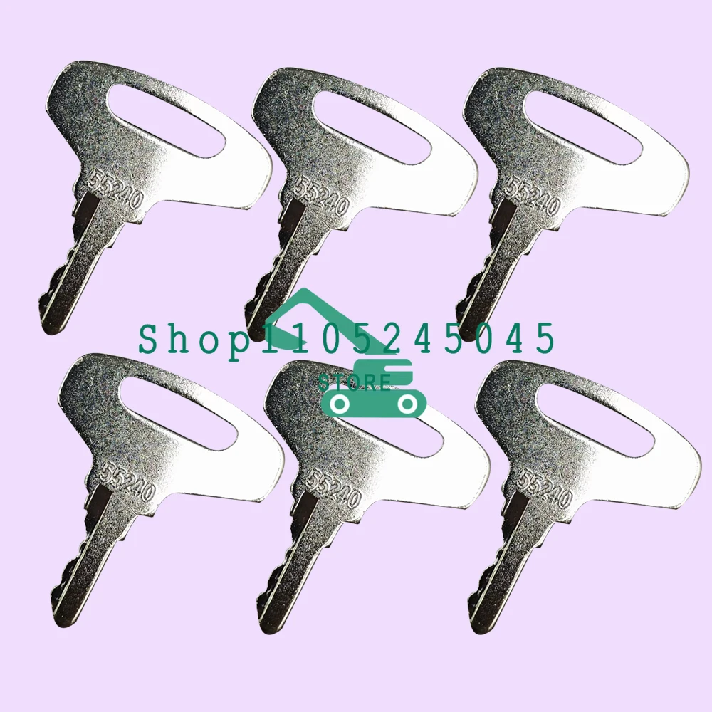 

50 шт. Запасные ключи зажигания 55240 66711-55140 для компактных тракторов Kubota серий B и GL, модели B5100, B6100, B6200D, B7100, новые