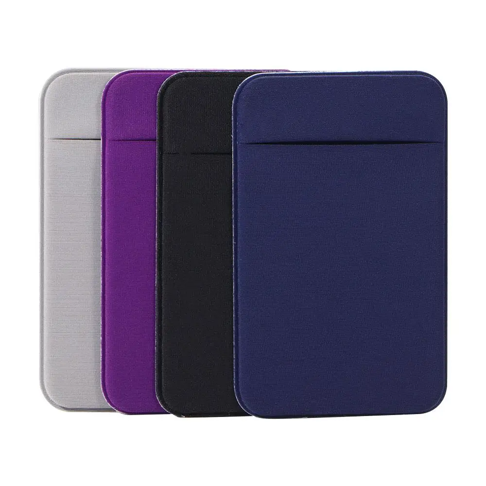 

Mobile Accessories Removable Adhesive Slim Phone Cash Holder Mini Phone Back Pocket Stick-on Phone Card Holder Card Pocket