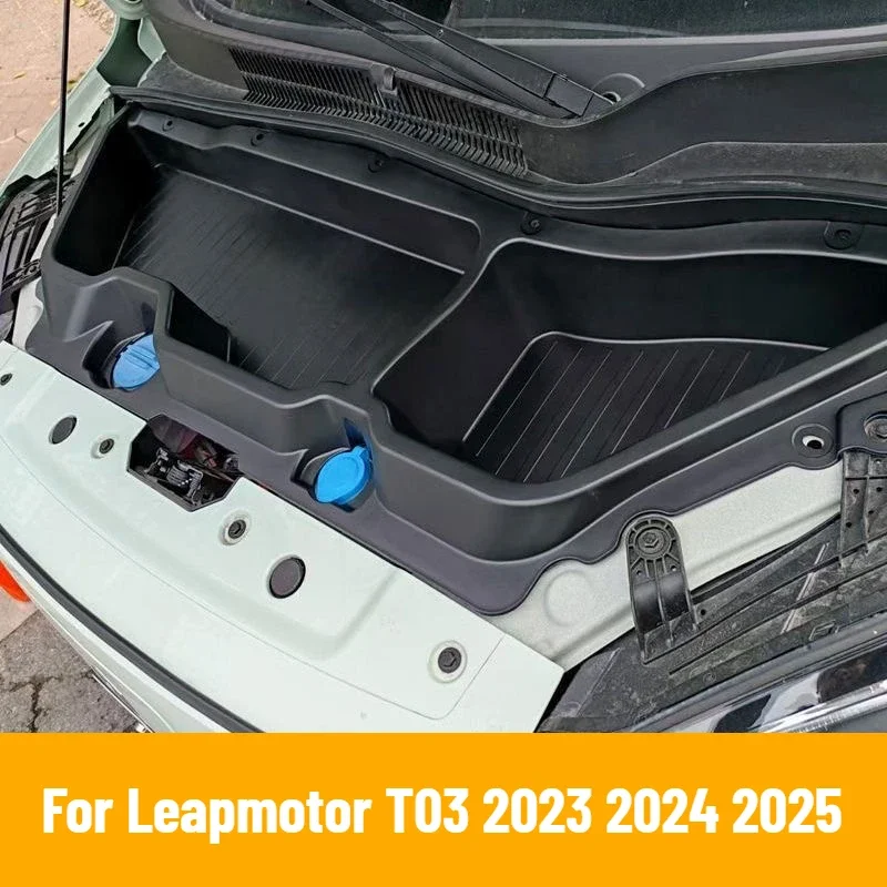 

Leapmotor T03 2023 2024 2025 Car Front Cab Storage Box, High Quality Waterproof Storage Box, ABS Front Spare Box Accessories