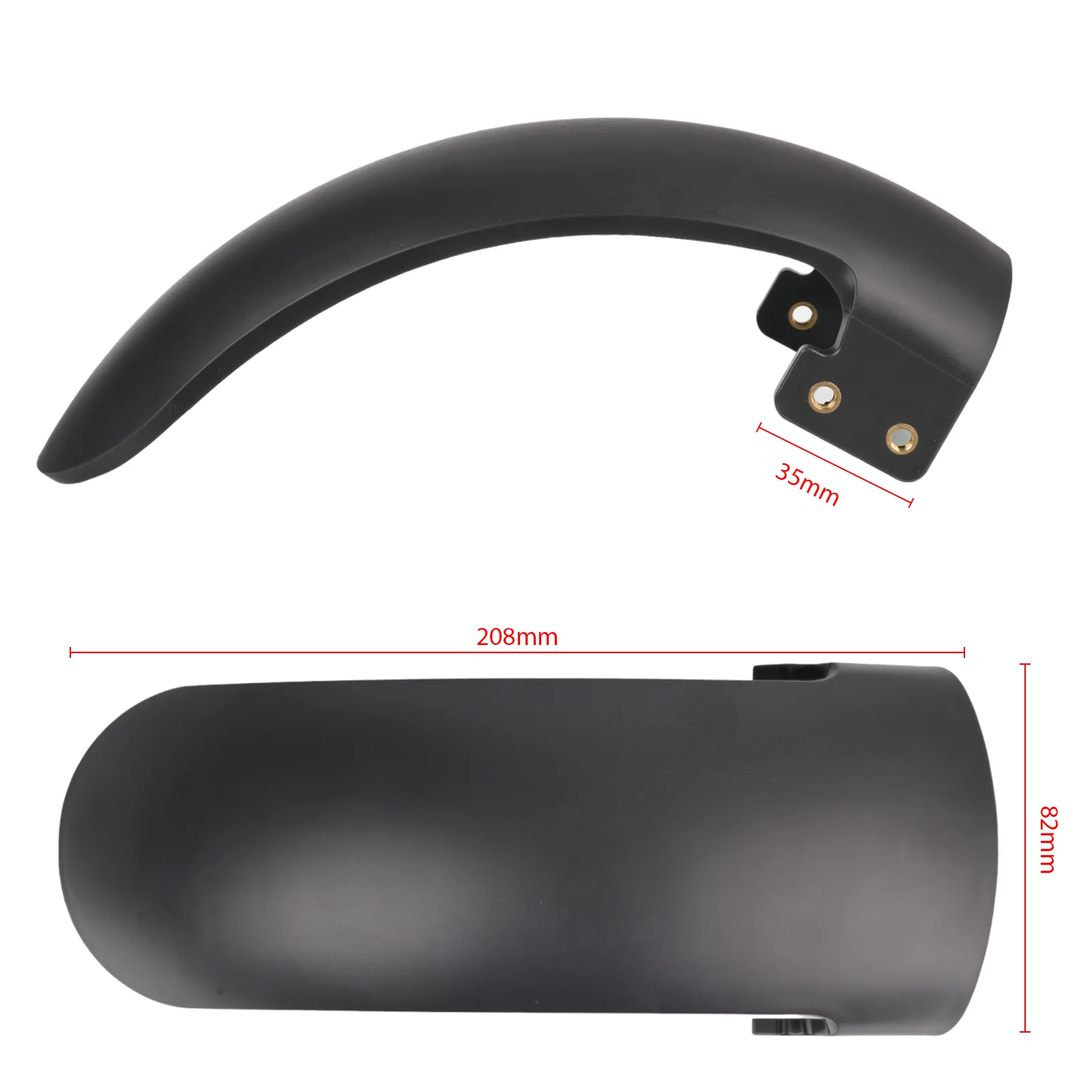 Front Fender For Xiaomi Electric Scooter 4 Ultra Mudguard Waterproof Plastic Case Replacement Parts