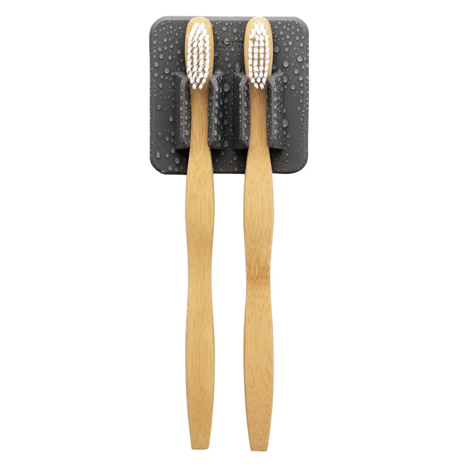 

The George Toothbrush Holder - Silicone Toiletry Organizer, Shower & Bathroom Accessory - Features Silicone-Grip Technology, Rem