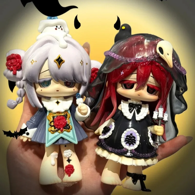 حقيقية في المخزون ميسي الحلو الحداد لوليتا سلسلة صندوق أعمى V1 V2 غير المنقولة العصرية اللعب التماثيل لطيف سطح المكتب الحلي هدية #5