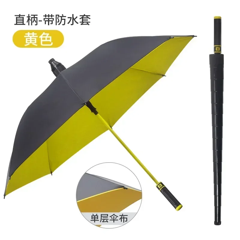 

Umbrella long handle 125cm golf umbrella large sturdy storm resistant 3-5 person golf straight pole long handle umbrella