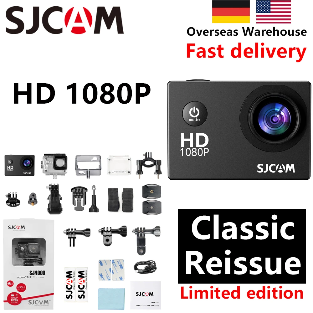 SJCAM HD 1080P Action Camera Snorkeling Sport Camera 2.0