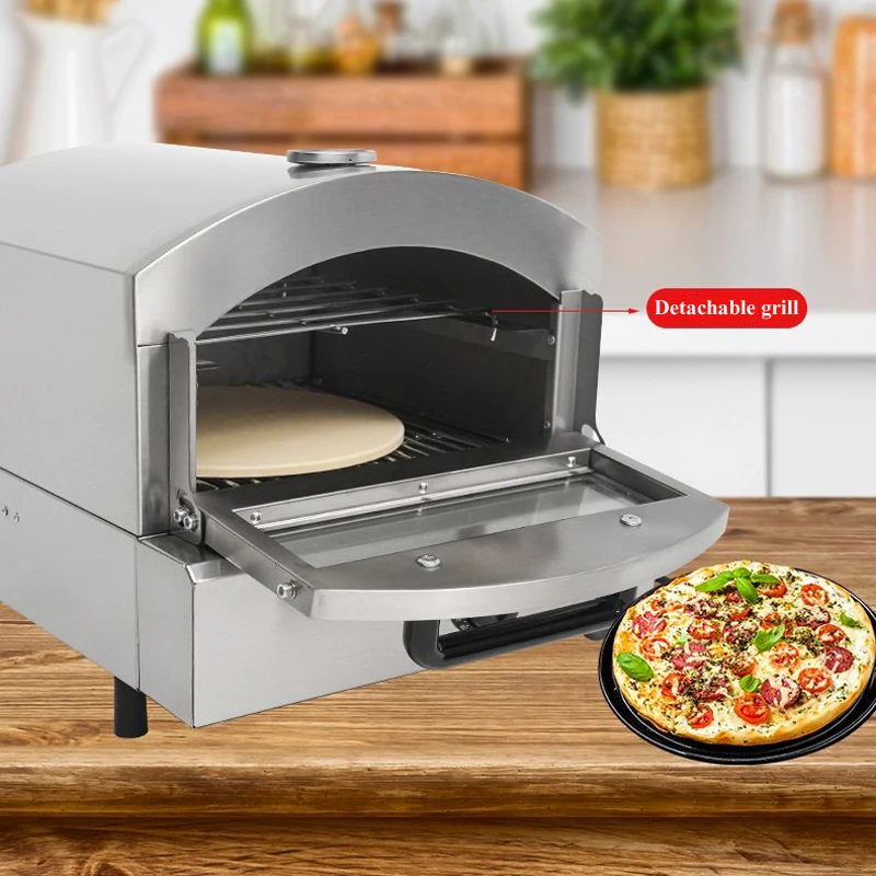 Outdoor Gas Pizza Oven Portable Toaster Oven Multifunctional Grilling Stove Pizza Bakery Machines