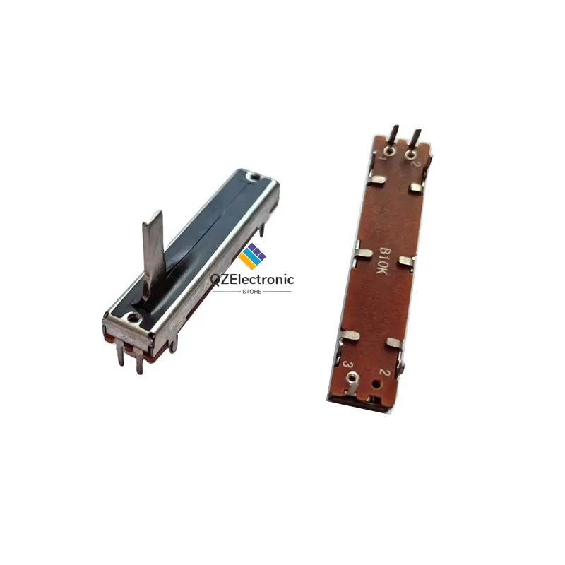 5 шт., 45 мм, 4,5 см A10K B10K, прямой скользящий потенциометр, микшер с затемнением, фейдер 3021N, высота ручки, 15 мм, монофейдер, ход B103