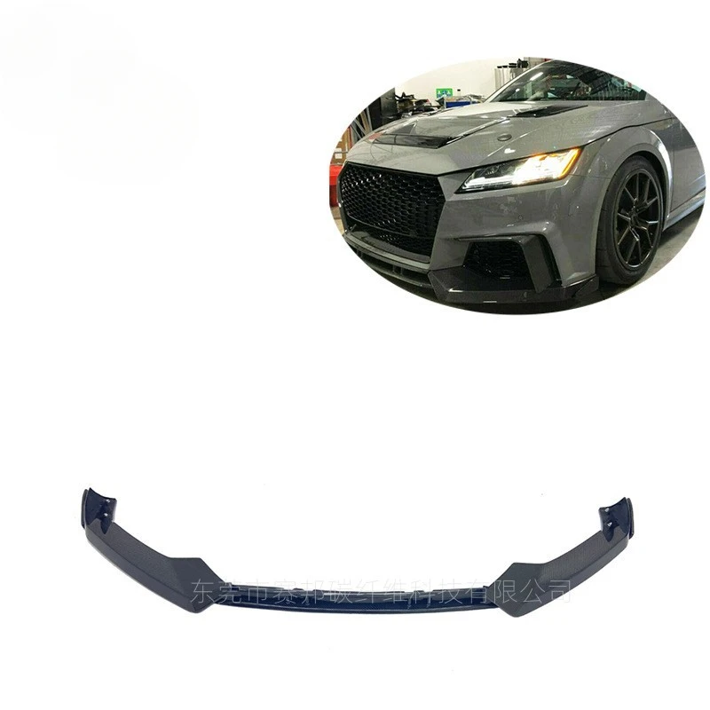 

Customized for AudiAudi TTRS ABCarbon fiber front lip front spoiler modification part