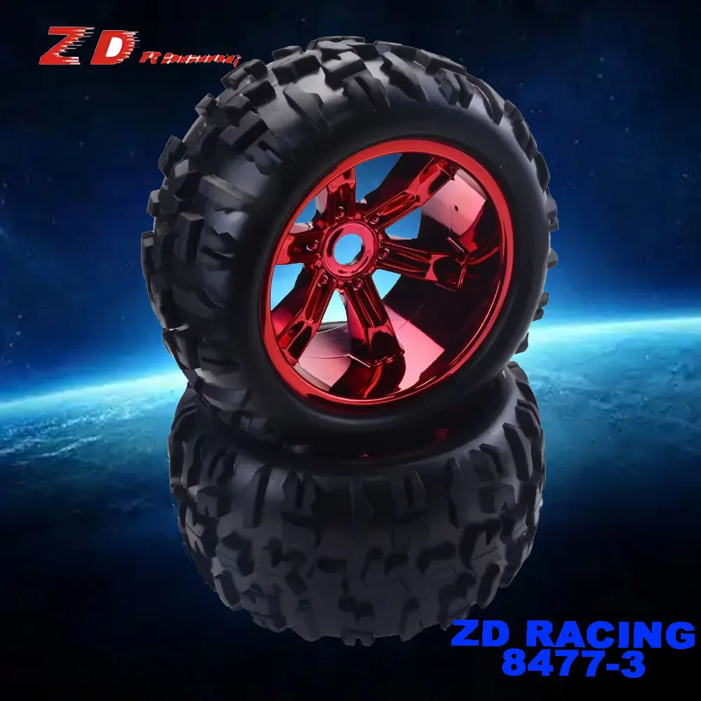 

ZD Racing 2Pcs 1/8 Rubber Climbing Wheels Tires 8477 – Fits HSP, Losi, TRAXXAS, HPI E-MAXX, Savage Flux