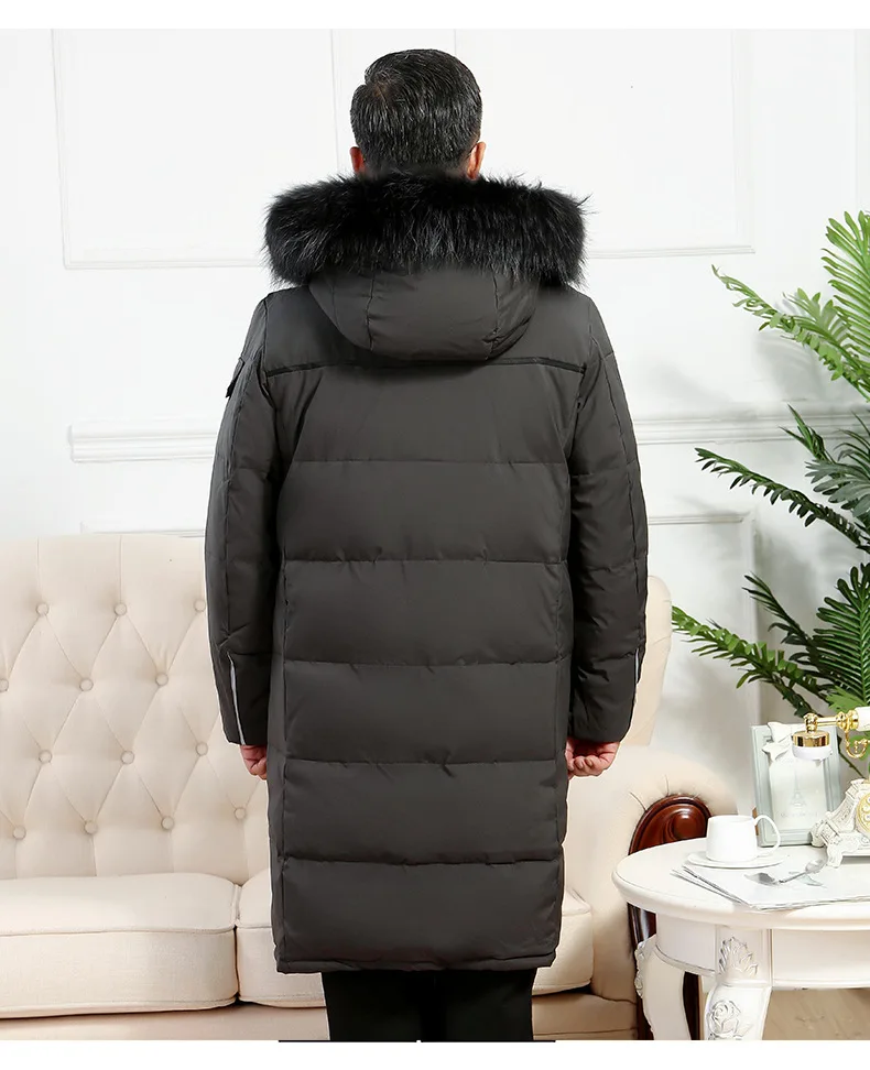 Luxury Brand Men's Down Coat And Parkas Top Quality Man Goose Down Jacket Thick Winter Padded Puffer Jacket Overcoat Padding HY7