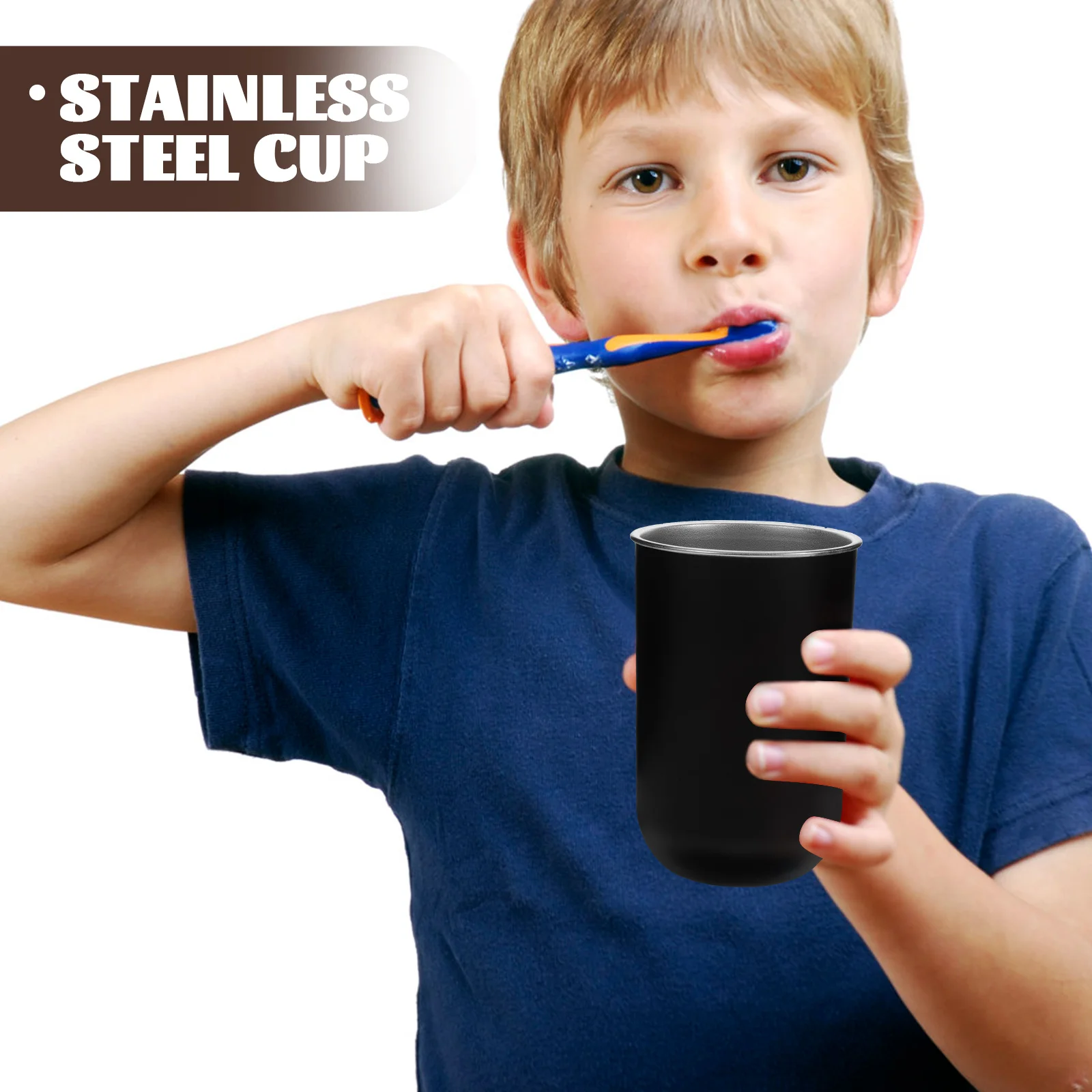 

Toothbrush Cup Reusable Lightweight Travel Mouthwash Cup for Bathroom Camping Vacation Portable Brushing Mugs