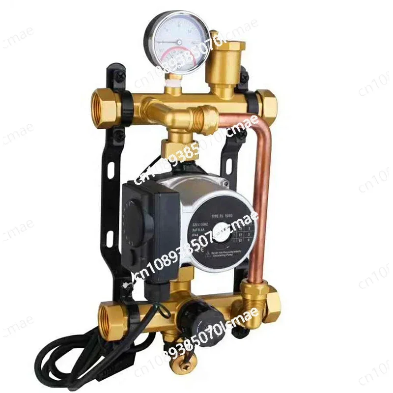 

DF-1009 Under Flooring Heating Hot and Cold Water Circulation Pump Underfloor Manifold System 0-90℃ Heating Device Mixing Valve