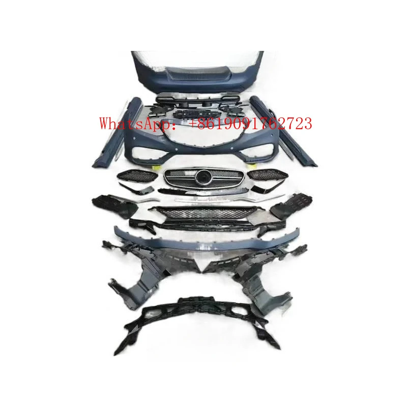 

Factory Hot Selling Bodykit for E Class E Class W212 2016 Upgrade to E63 Style Front Bumper Grille Diffuser PP Material