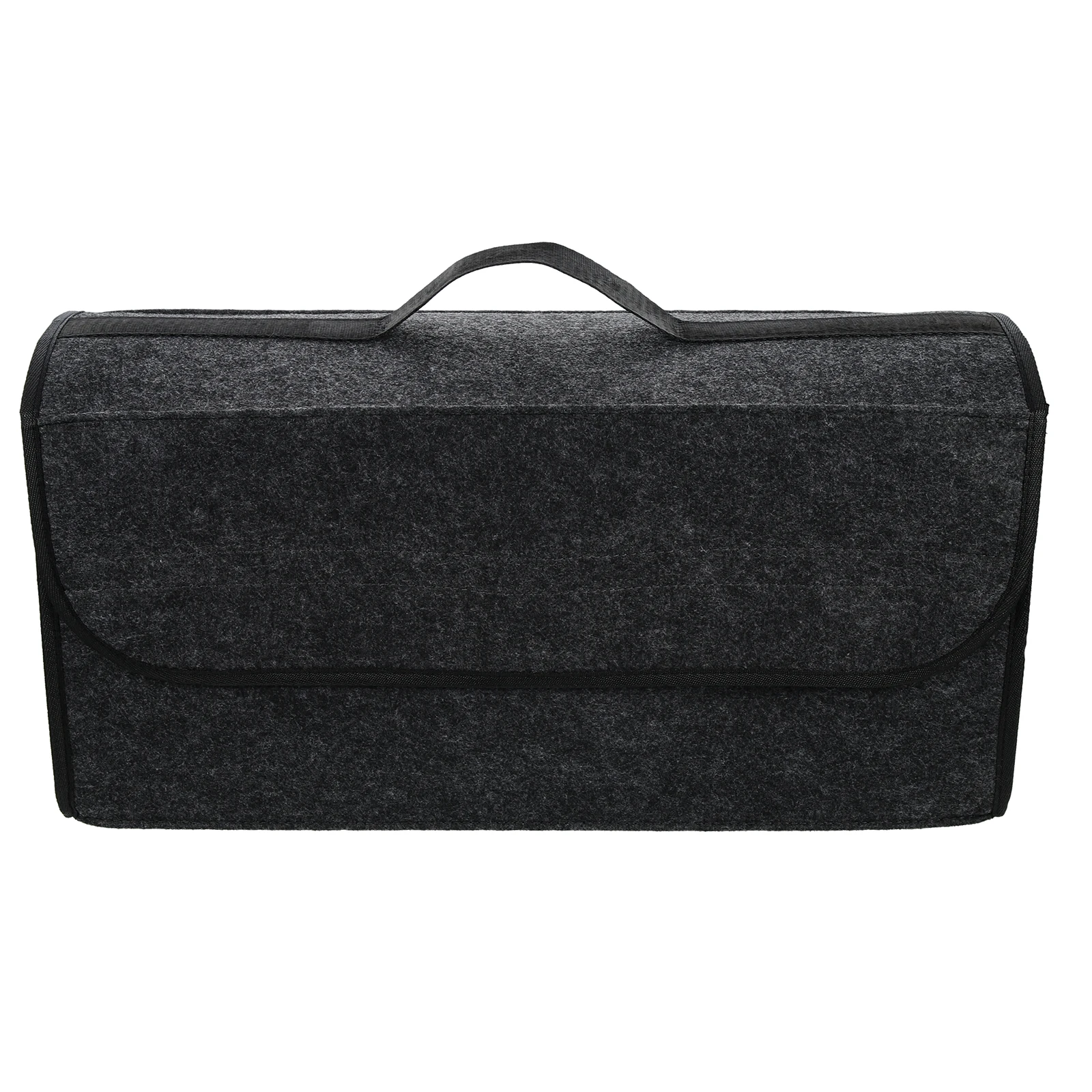 

Foldable Trunk Organizer Heavy Duty Non-Woven Fabric Car Storage Box for Tools Books Auto Organizer with Handle Convenient Carry