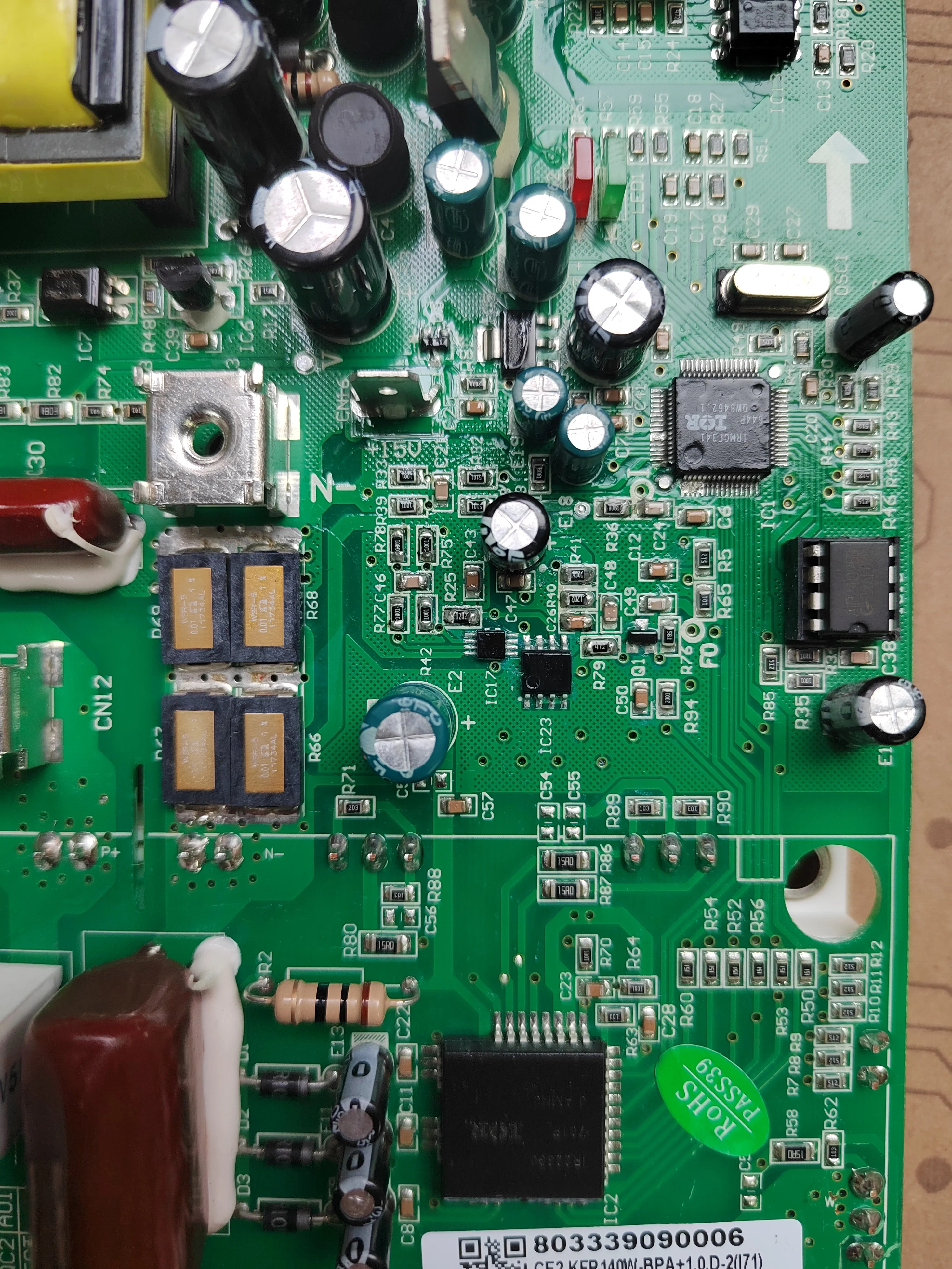 803339090006   LT1535 PCB CHlGO VRF 分割型空調ユニット CE2-KFR140W-BPA DC INV コンプレッサーインバータドライバボード