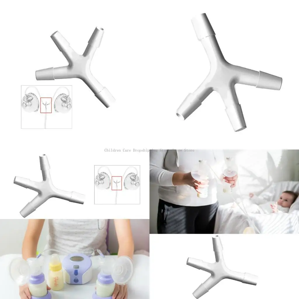 Universal Breast Tube Adapter Secure Connection Coupler for Most Pumps