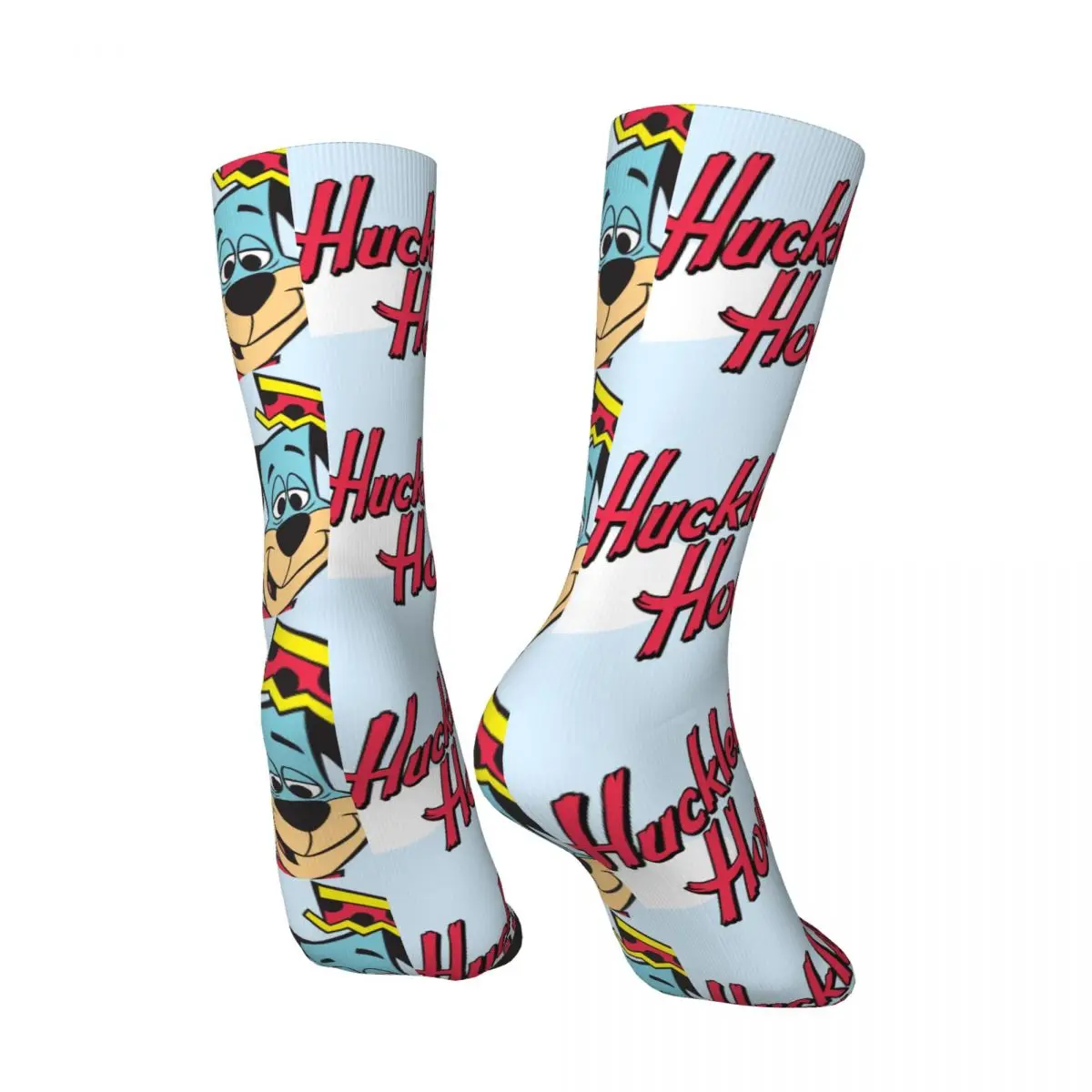 Crazy compression Cute Sock for Men Vintage H-Huckleberry Hound Show Quality Pattern Crew Sock Casual