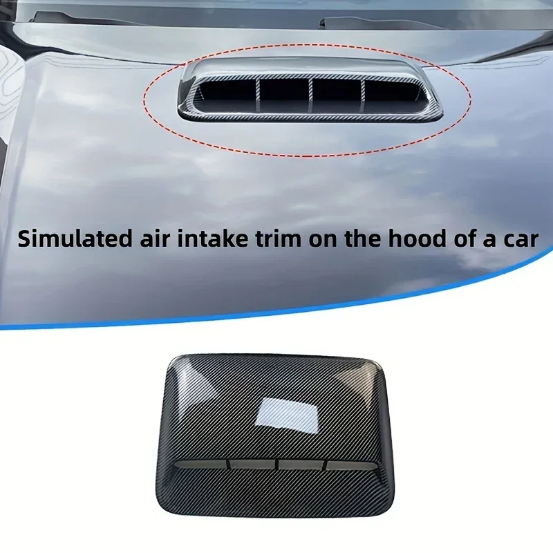 

Auto Tuning Car Air Flow Intake Hood Scoop Vent Bonnet Decorative Cover For BMW Audi Benz Focus Mk2 Passat B5 Accessories