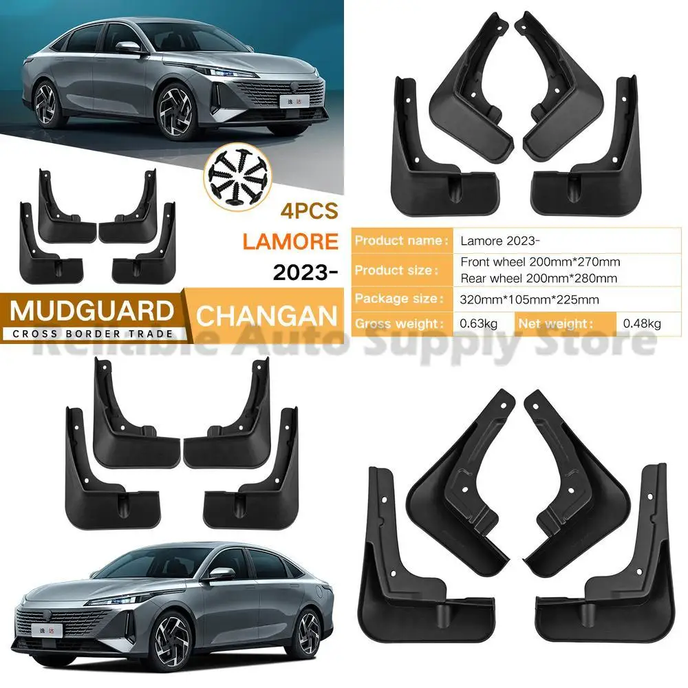 

For Changan Eado Lamore 2023 Mudguards Fender Flares Front and Rear Car Accessories Auto Parts Premium Quality Top Selling Durab