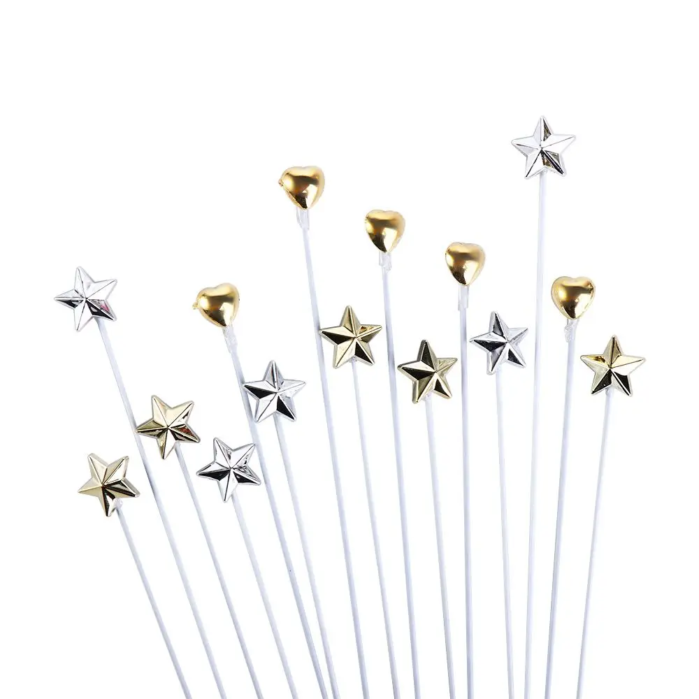 

Plastic Gold DIY Five-Pointed Star For Dessert Baby Shower Baking Gifts Cake Topper Cake Insert Birthday Supplies