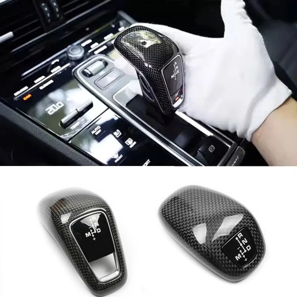 

Gear Shift Knob Decoration Cover Trim For Porsche Panamera 971 2018-2019 Cayenne 9YA 2017-2019 Interior Replace Trim Parts