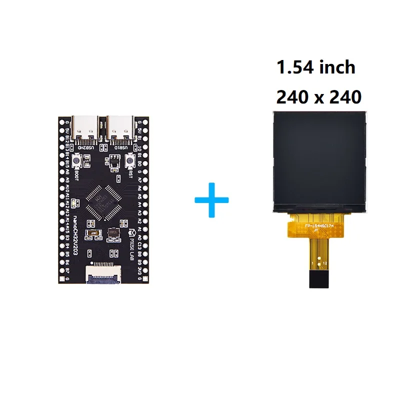 CH32V203 Development board Minimum System board Core board dual TYPE-C USB ports