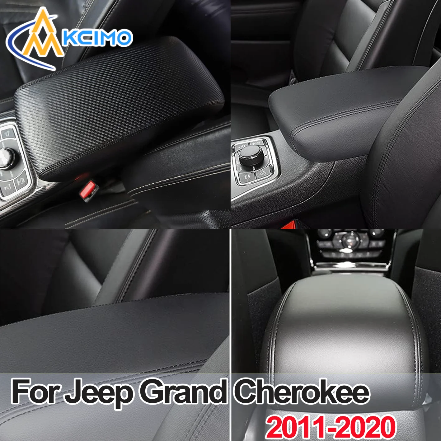 

Protective Cover Sleeve Pad for Jeep Grand Cherokee 2011-2020 Four-season Soft Leather Central Armrest Box Protection Accessorie