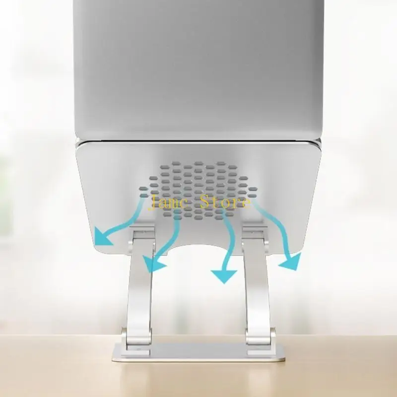 LX0B Angel Adjustable Folding Universal Notebook Computer Riser Stand for 11-17.3inch