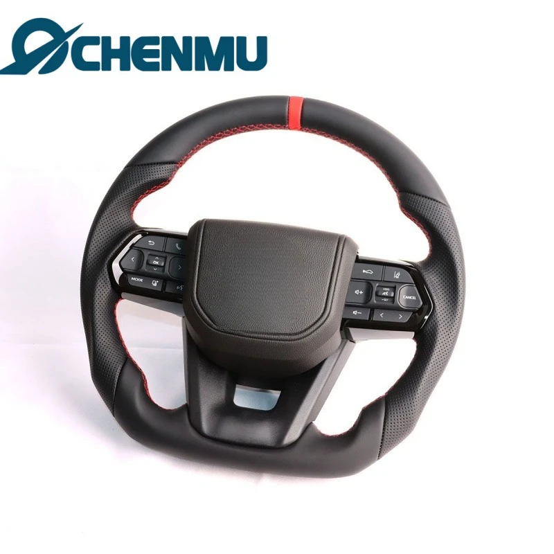 

For Toyota LC300/Land Cruiser/Prado/Alphard/Vellfire Old-to-New Carbon Fiber Steering Wheel Conversion