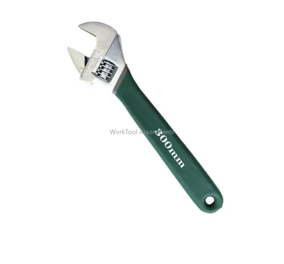 High hardness heat-treated coated European adjustable wrench 6 8 10  12 inches adjustable wrench