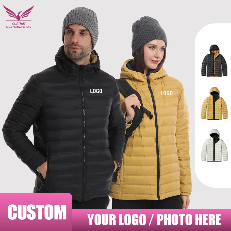 Chaqueta cálida de invierno personalizada para hombre, chaqueta de esquí para acampar, senderismo al aire libre, abrigo ajustado, chaquetas