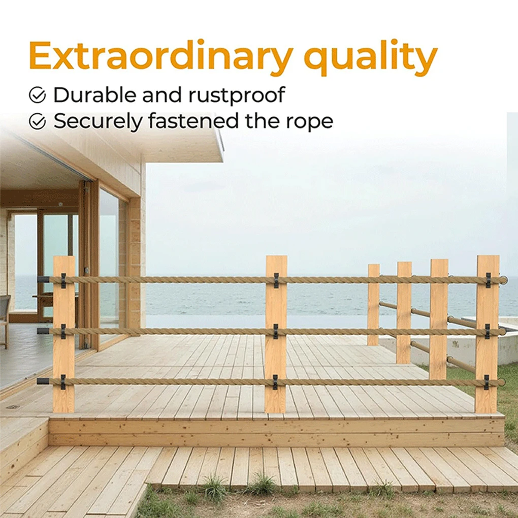 10PCS/SET Ceiling Hooks For Amusement Park Or Gym Corrosion-Resistant And Durable Easy To Install Deck Hooks For Railing