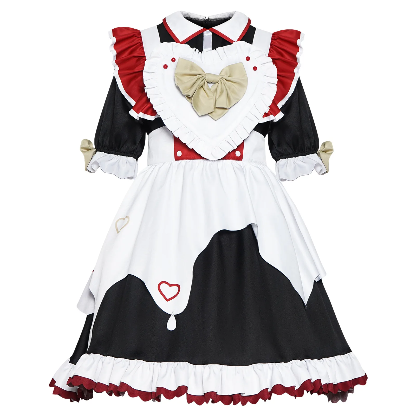 Anime Rick OVERDOSE Cosplay Costume pour femme, chocolat, nœud papillon, robe de femme de chambre Lolita, Halloween, fille