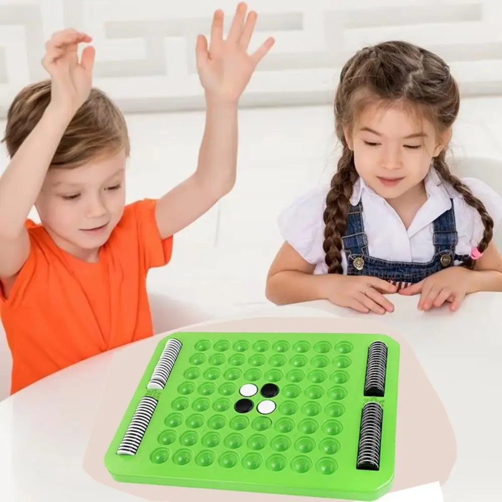 

Настольная игра, флип, черно-белая шахматная доска, интерактивная сенсорная доска для родителей и детей, портативная шахматная доска Монтессори