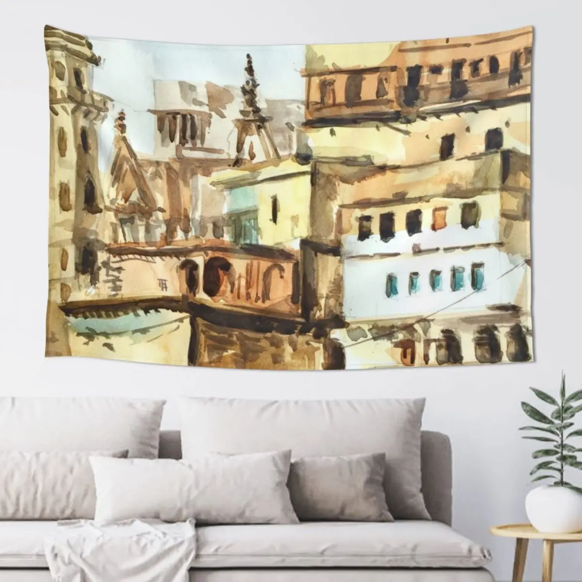 Varanasi India Hindu Pilgrimage Tapestry Things To Decorate The Room Decoration Home Tapestry