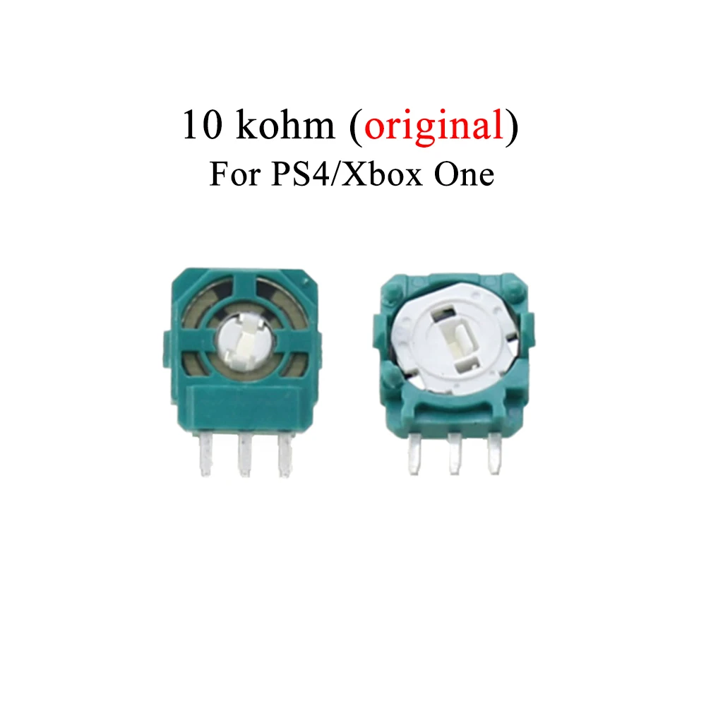 Sensor de microinterruptor analógico 3D para mando de PS4 y PS5, potenciómetro de resistencias de eje Thumbstick para Xbox one, 1 piezas