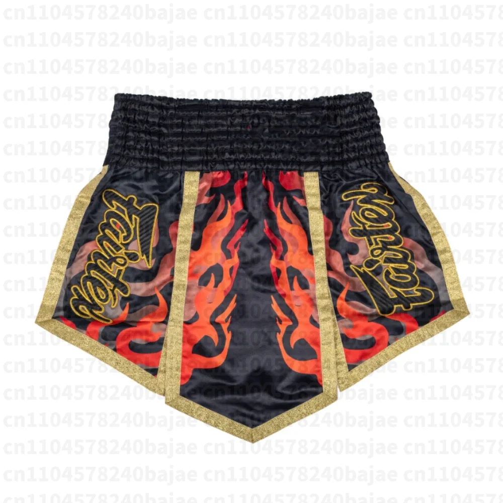 Thai-Boxshorts für Erwachsene, Männer und Frauen, sowie für Kinder – Boxtrainings- und Muay-Thai-Kampfshorts. – Detail 4