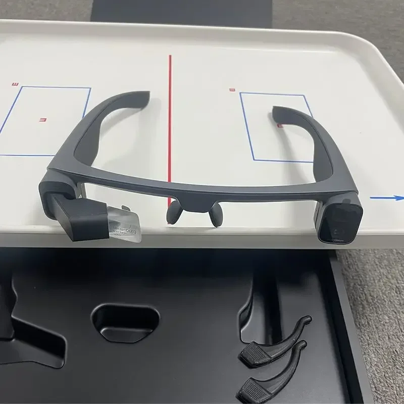 Smart glasses black technology remote live broadcast collaboration real-time high definition camera capture