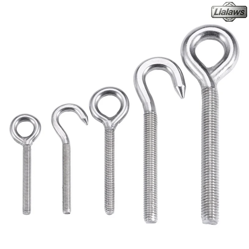 304 Stianless Steel Sheep Eye Screw Bolt Ring/Hook Suspension Fasteners Tool M4 M5 M6 M8 M10 M12 M14 M16 M18 M20 M22 M24