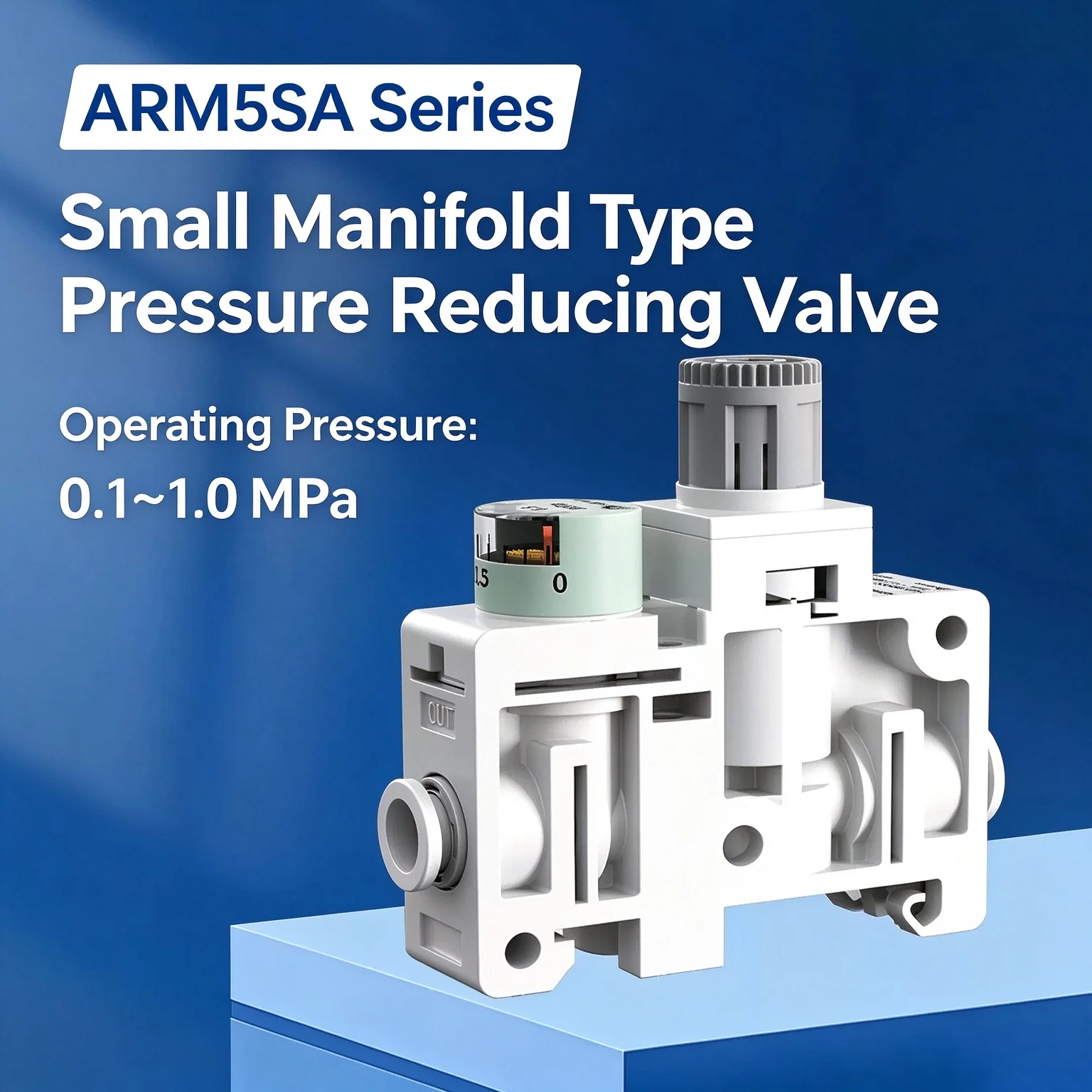 ARM5SA-06-A ARM5SA-08-A Precision Pressure Regulators NEW Type ARM Series Miniature Integrated Compact Pressure Reducing Valve
