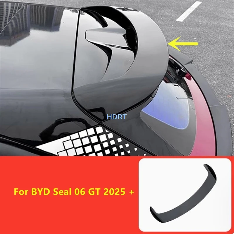 

For BYD Seal 06 GT 2025 + Rear Trunk Roof Spoiler Plate Fixed Wind Tail Wing Cover Car Styling Protector Decoration Accessories