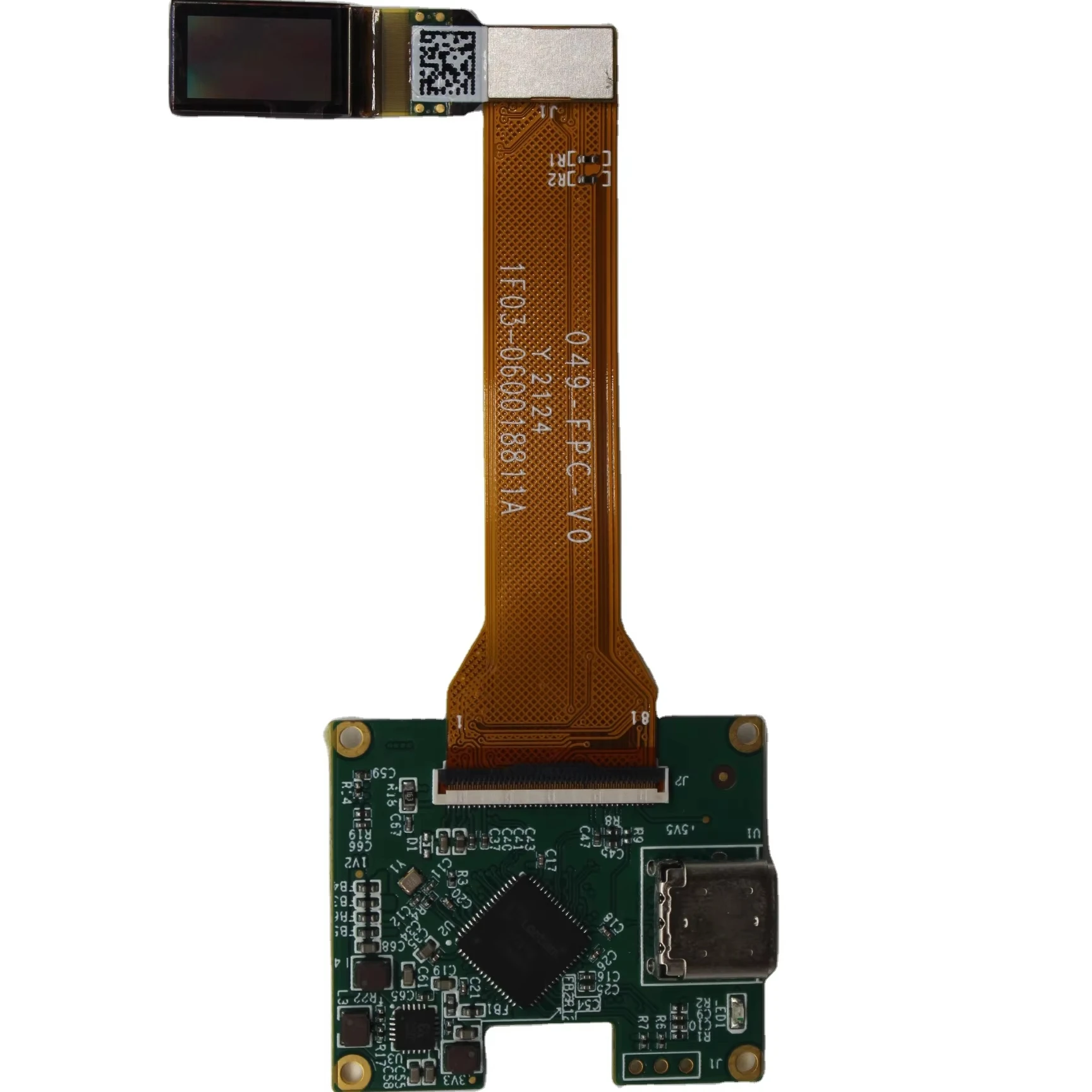 TDO-SeeYA TV049F1TSLS03 0,49 Zoll 1800 Nits 1920 * 1080 Micro-Oled-Display mit Typ-C-Treiberplatine für Nachtsicht-Wärmebildgebung