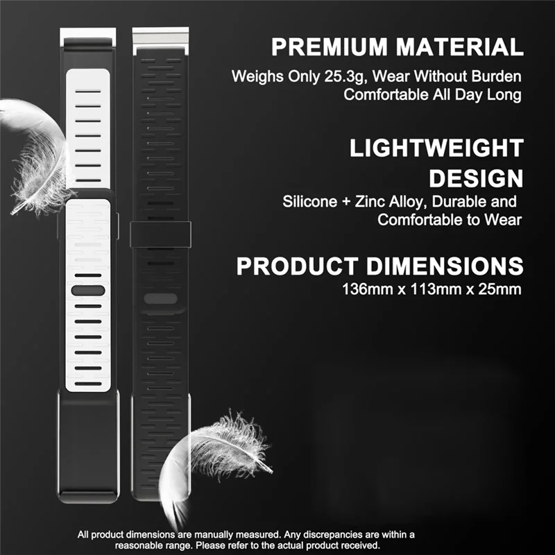 JABS-Sport Flex สายรัดข้อมือซิลิโคนกันน้ําและกันเหงื่อสําหรับ WHOOP 5.0 Sport Band