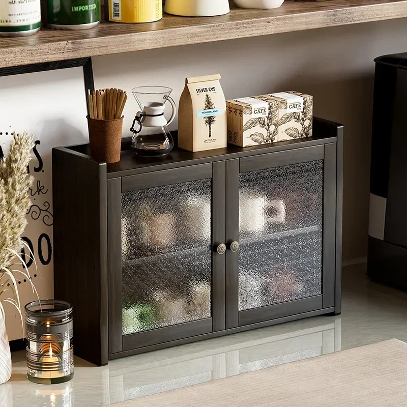 New Desktop Cup Holder Shelf Dining Table Cup Storage Rack Tea Cup Coffee Cup Tea Set Storage Cabinet Dust Proof Table Shelf